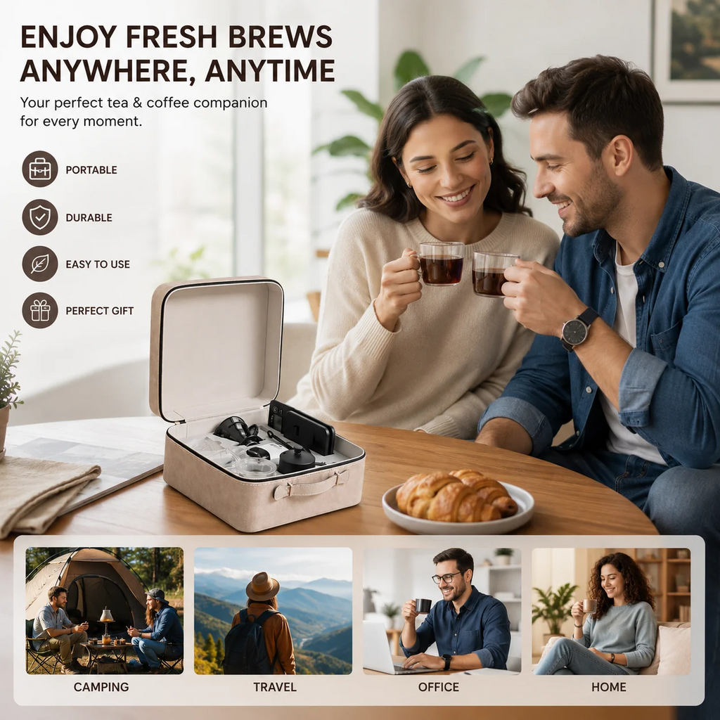 Portable Coffee Brewing Travel Kit ©
