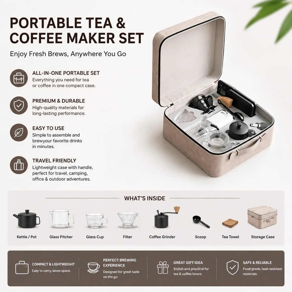 Portable Coffee Brewing Travel Kit ©