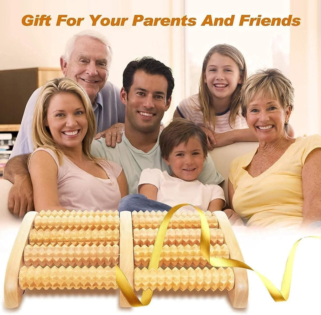 Wooden Foot Massager Roller