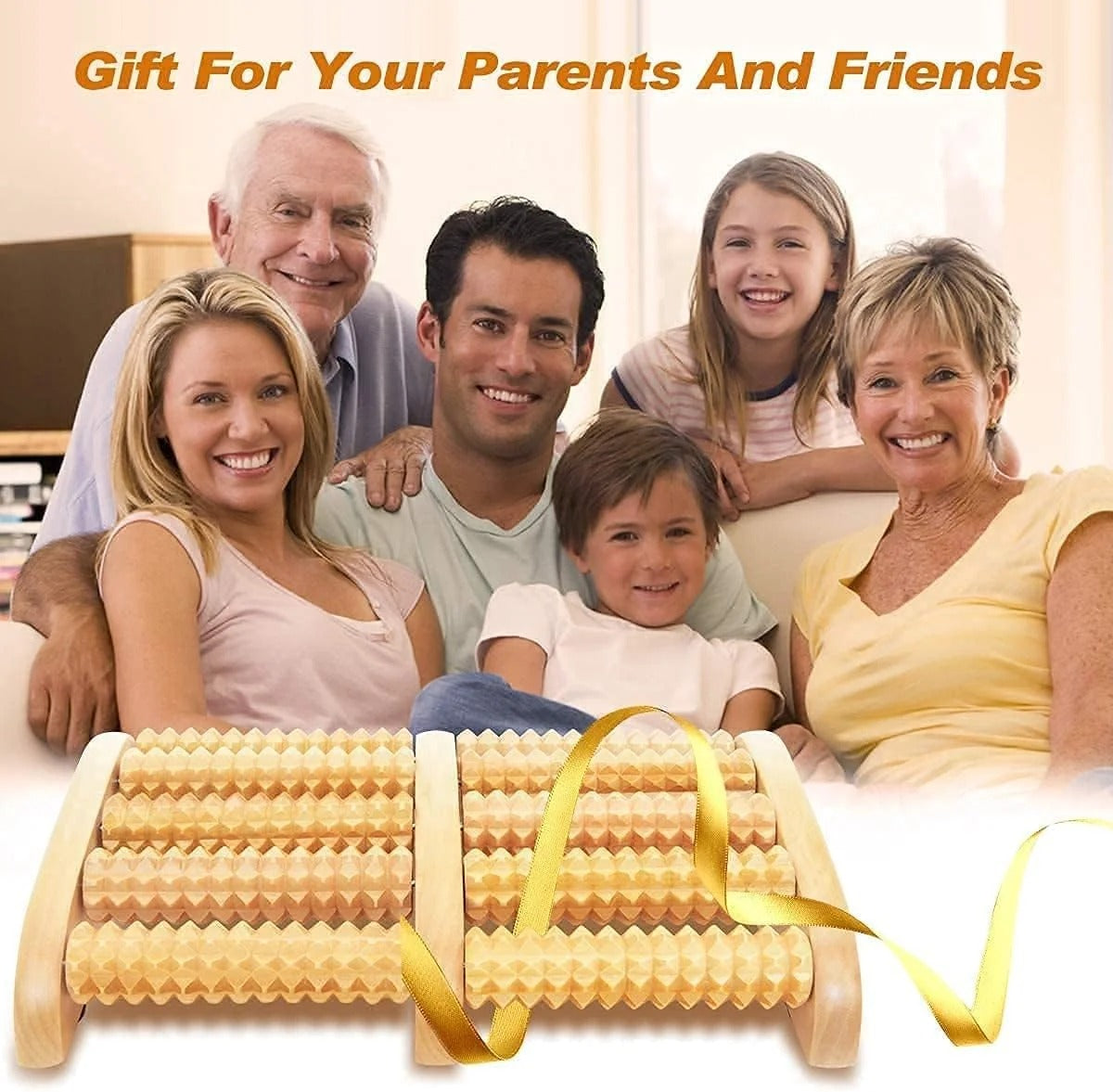 Wooden Foot Massager Roller