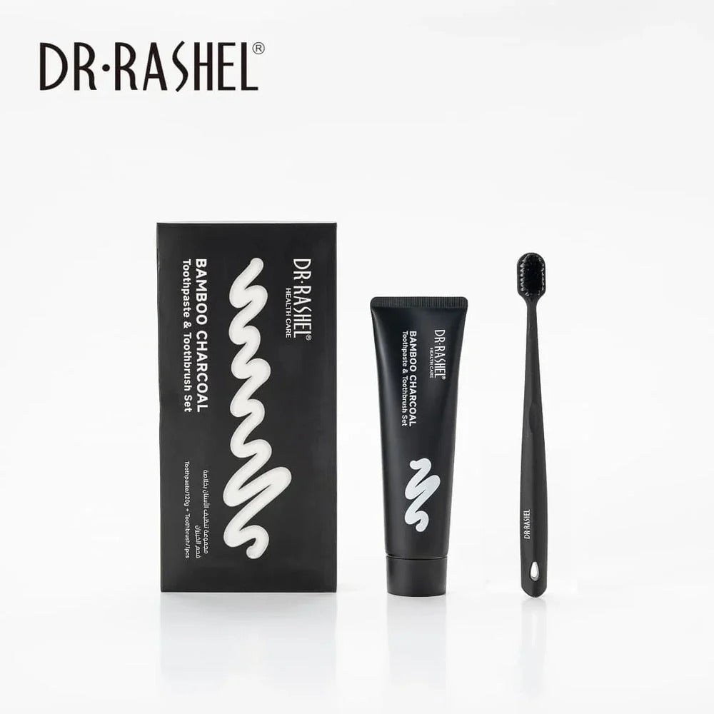 DR. RASHEL HEALTH CARE Bamboo Charcoal Toothpaste & Toothbrush